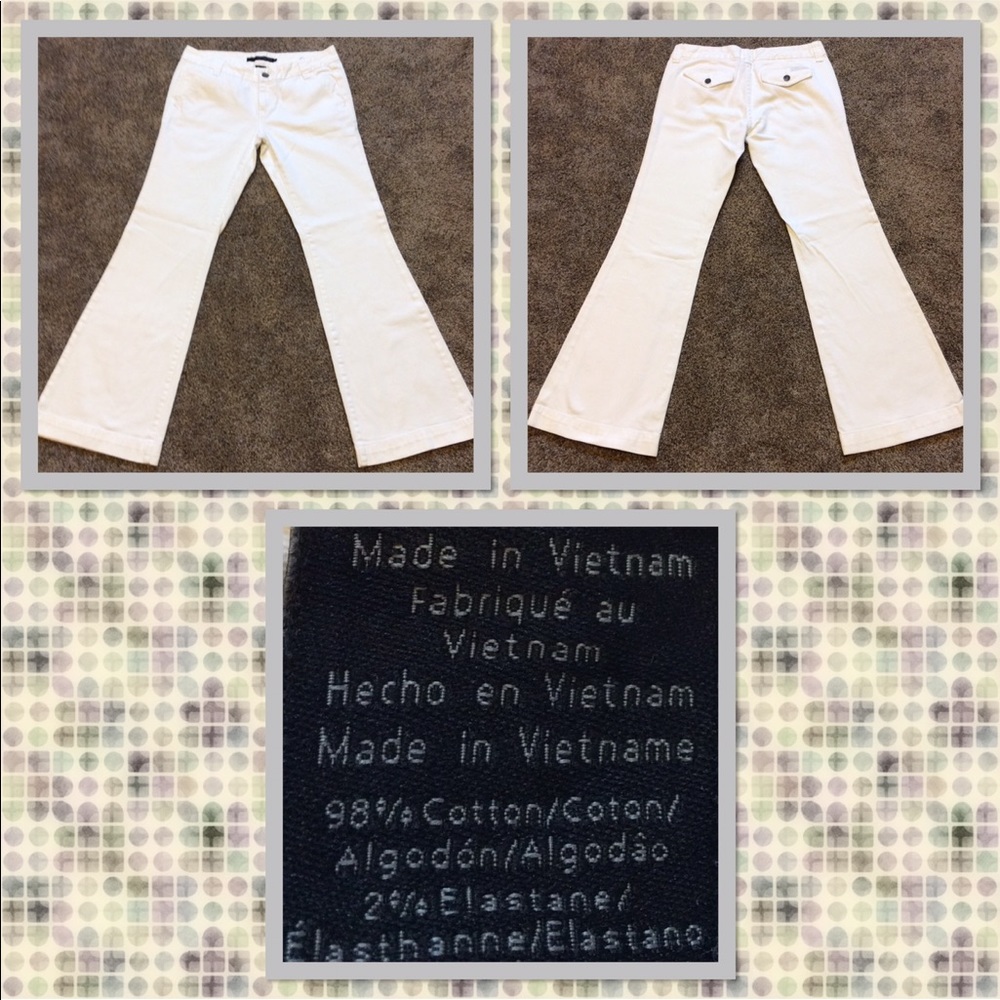 White Trouser Jeans sz. 10